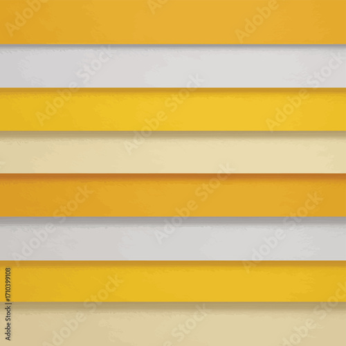Strisce orizzontali vettoriali: Giallo e crema