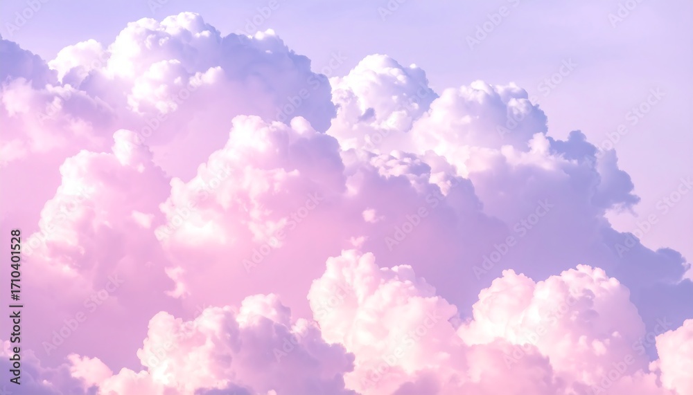 Naklejka premium Pastel cloudscape (3)
