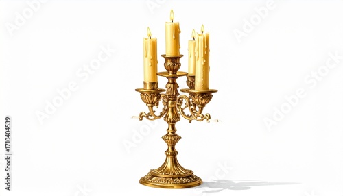 candlestick and candle