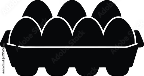 fresh egg container vector design

