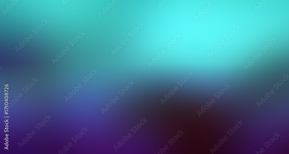 Fototapeta premium Vibrant Teal and Purple Gradient Background Abstract Blurred Texture for Design Projects
