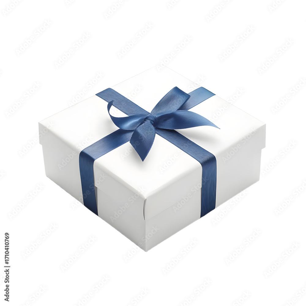 Fototapeta premium Elegant Square Gift Box with Minimalist Design for Creative Presentations