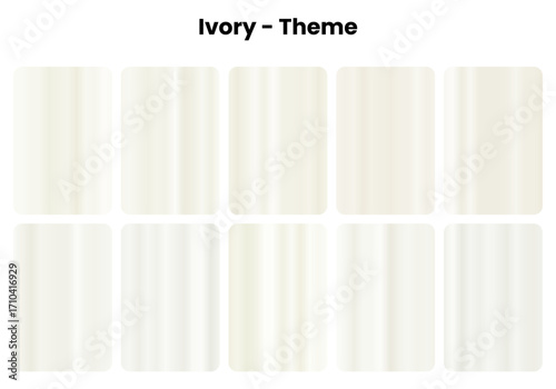  Pure ivory gradients with pristine elegance, Elephant tusk colors for luxury branding work, Natural whiteness meets sophisticated refinement
