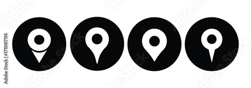 
Location icon. Map pin icon set. location marker. location pin. Map pin icon vector illustration eps 10. 