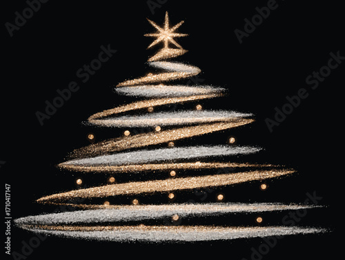 Albero di Natale Astratto Minimalista