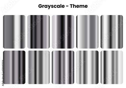 Classic grayscale gradients with monochrome elegance, Black-white transitions for minimalist designs, Timeless simplicity meets sophisticated neutrality