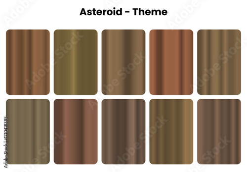  Rugged asteroid gradients with space rock texture, Meteorite colors for industrial design themes, Cosmic debris meets earthly materials