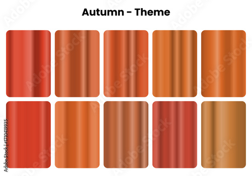 Rich autumn gradients with harvest season warmth, Fall foliage colors for seasonal design themes, Golden leaves meet crimson sunset hues