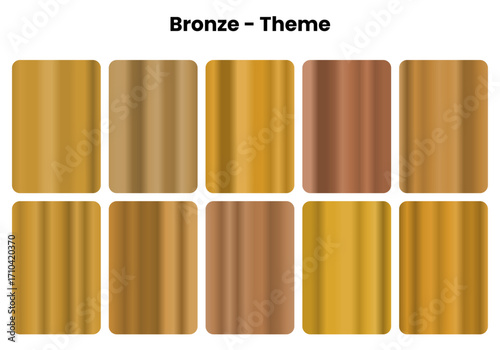 Warm bronze gradients with earthy metallic character, Ancient elegance meets modern design sensibilities perfectly, Rich copper tones create sophisticated visual depth