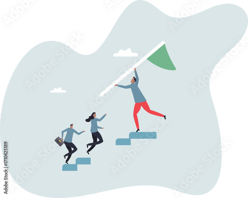 Skill gap, employee difficulty or difference knowledge, competence or career problem, talent obstacle or opportunity challenge.about a man and his life.