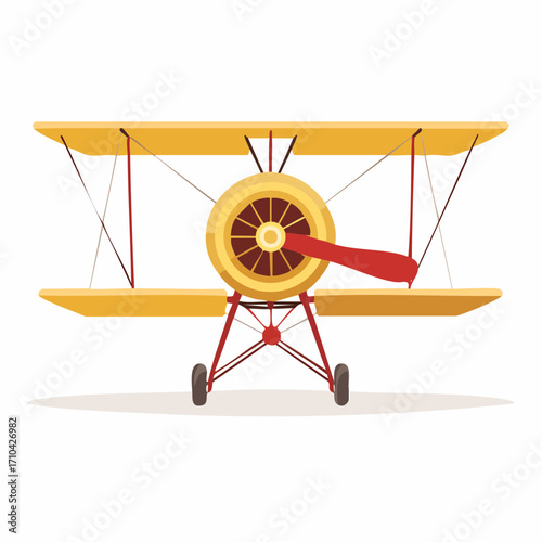 airplane isolated on white background