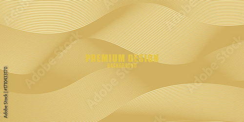 Premium background design with white line pattern (texture) in luxury pastel colour. Abstract horizontal vector template for business banner, formal backdrop, prestigious voucher, luxe invite