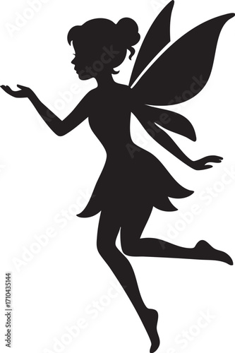 Silhouette of a fairy