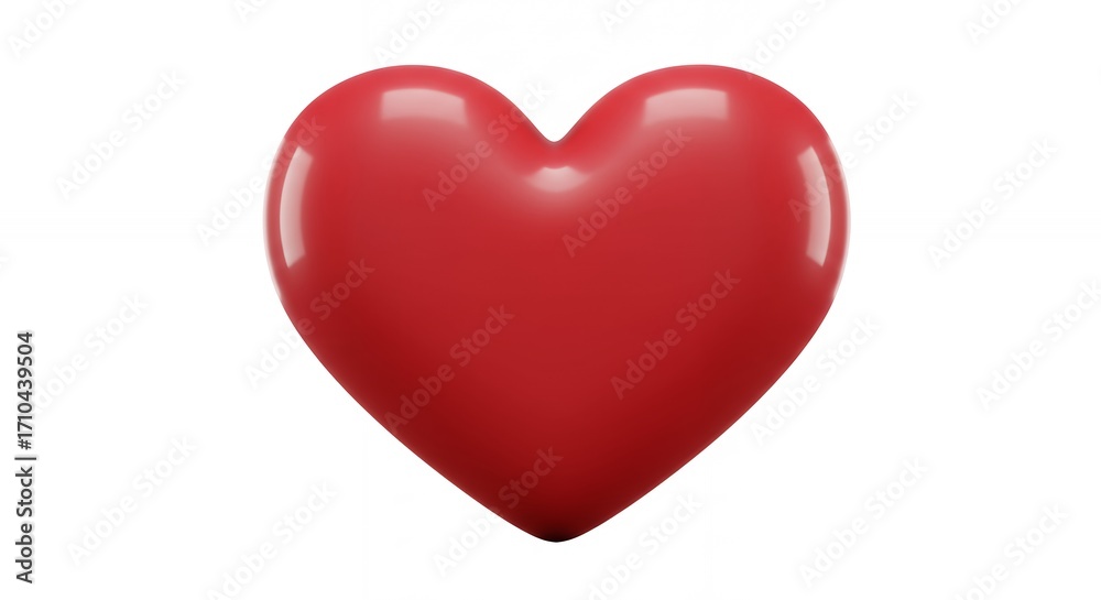 Fototapeta premium Red heart shape