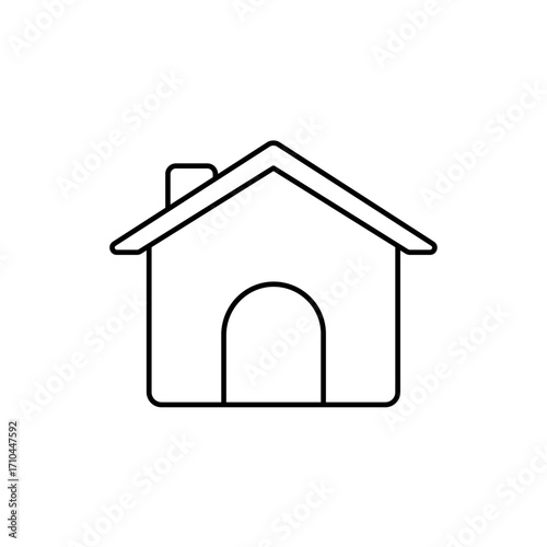 Icon a Gingerbread House, isolated against a clean background.
