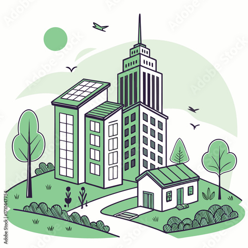 green city landscape