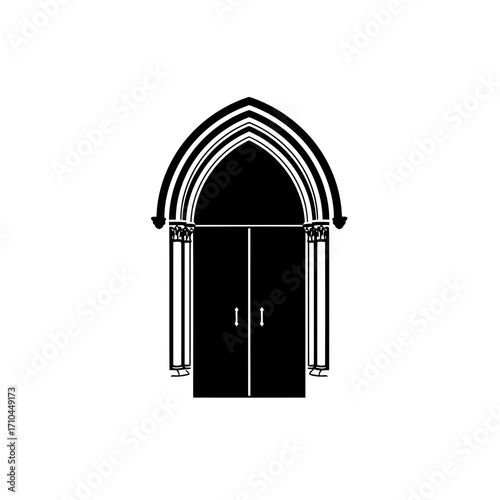 old church window
