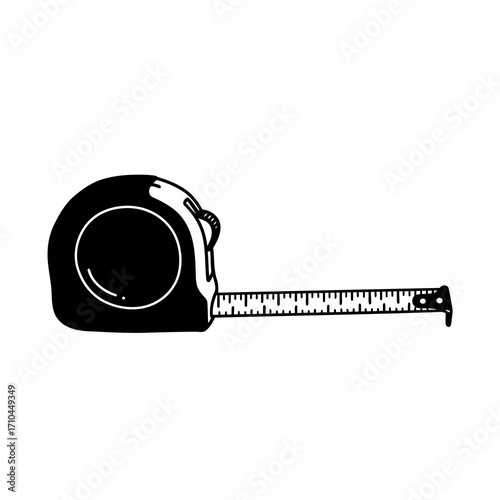 measuring tape isolated on white