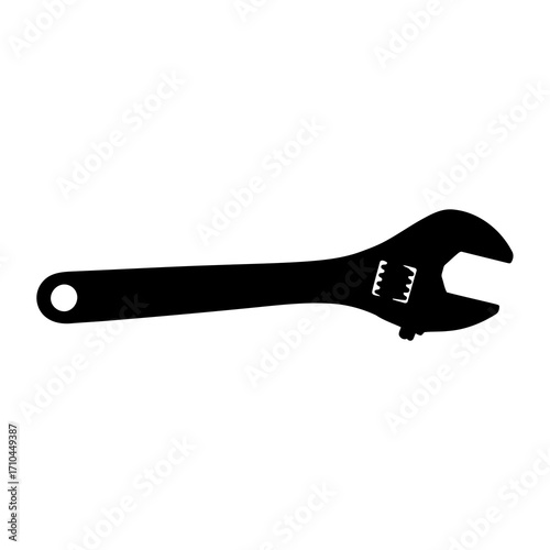 wrench isolated on white background