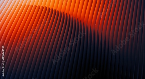 Stunning gradient waves of orange and deep blue create a mesmerizing abstract background for modern design projects.