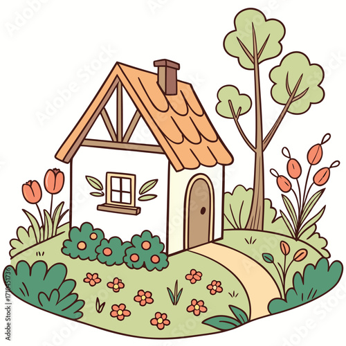 house and tree