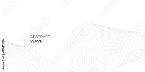 Gray Silver wave abstract vector background