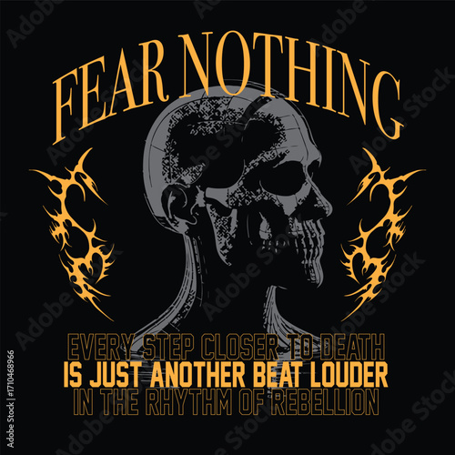 Urban streetwear graphic t shirt design bold edgy typography for apparel
