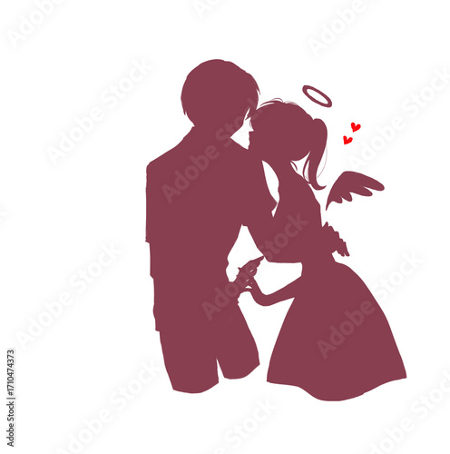 天使の女性に好かれる男性