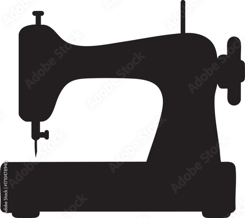 Sewing Machine Silhouette