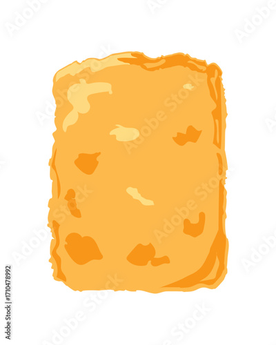 ハッシュドポテトのイラスト