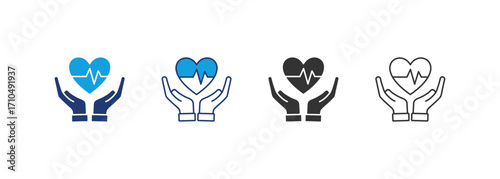 Healthcare Icon Set Multiple Style Collection