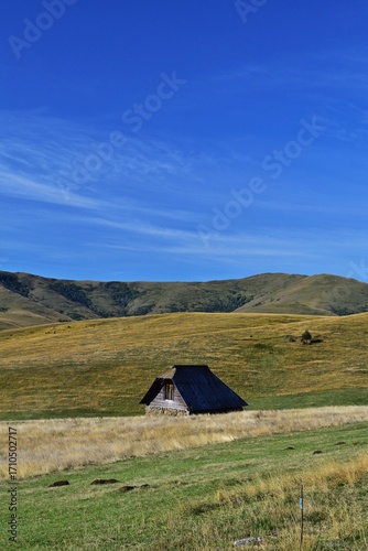 Traditionelles Bauernhaus in Serbien, Nähe Zlatibor