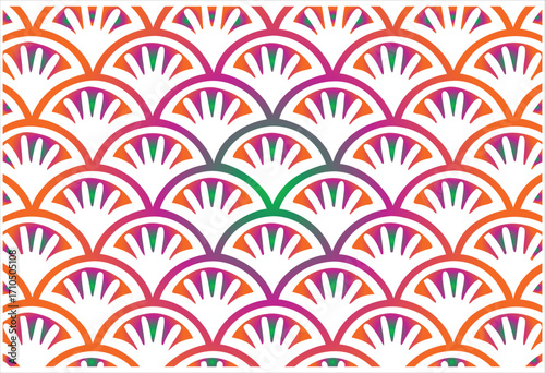 Minimalistic pastel geometric seamless pattern for modern background and soft decoration