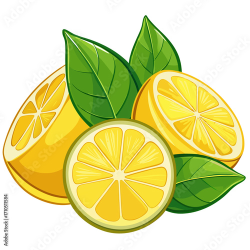 Fresh citrus fruits and mint create a vibrant, seamless pattern of healthy, juicy slices