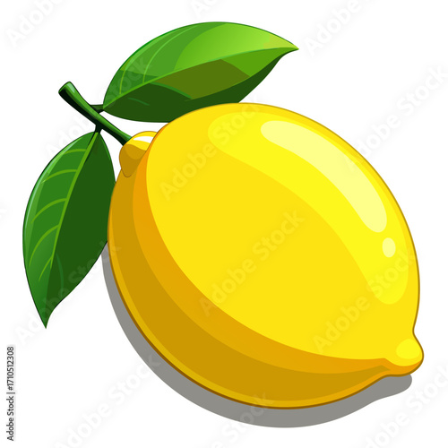 lemon isolated on white