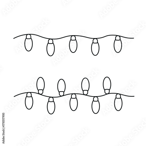Christmas tree garland