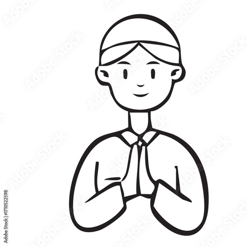 Islamic Handdrawn Icon Vector