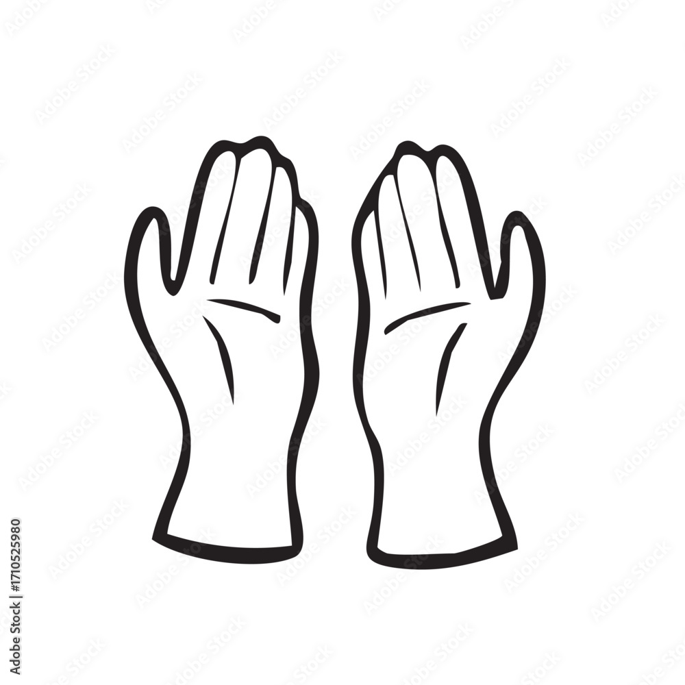 Obraz premium Islamic Handdrawn Icon Vector