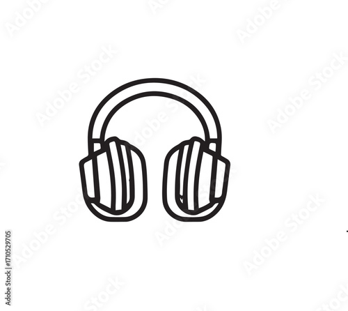 vector headphone icon