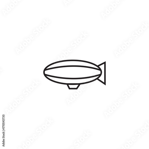zeppelin balloon icon