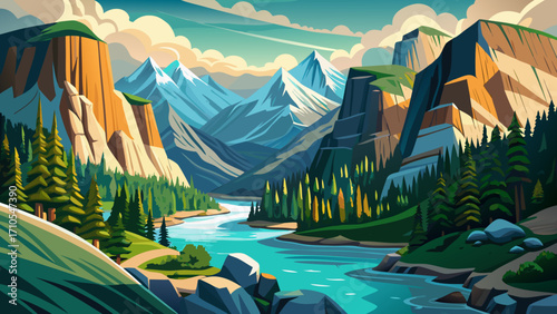 Kootenay National Park, part of Canada’s Rocky Mountain Parks, presents sculpted limestone canyons, turquoise rivers, and ancient glaciers, offering a quieter alternative to its famous neighbors.