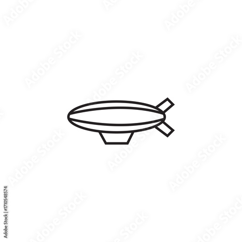 zeppelin balloon icon