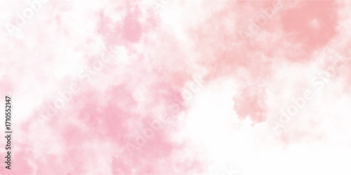 Soft Dream Pink and  Ethereal Hues White Abstract Watercolor Textured Background