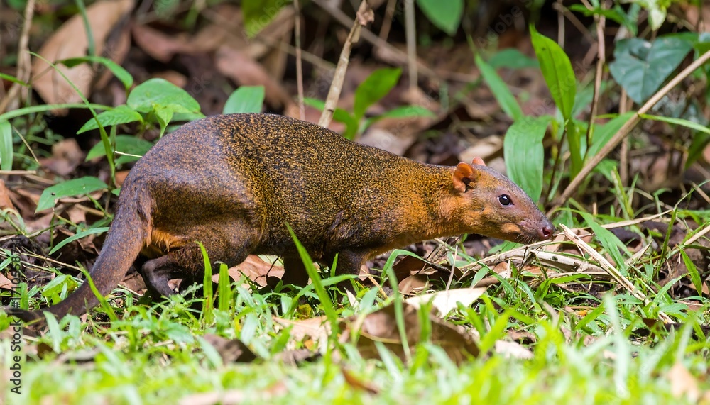 Fototapeta premium Small mammal in foliage