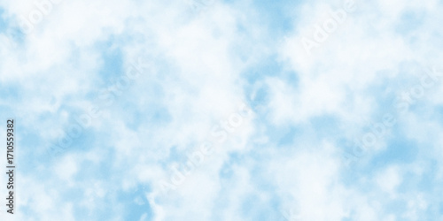 Soft Blue Sky With White Cloudy Texture creates a peaceful and serene natural background