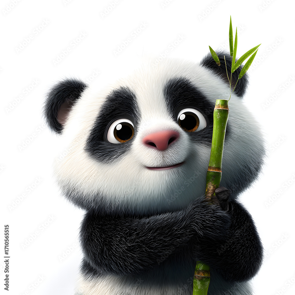 Fototapeta premium Cartoon Panda