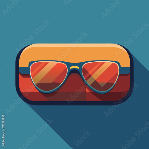 vector glasses icon
