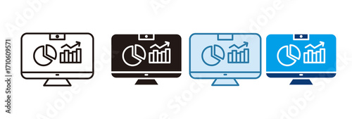Strategy Icon Set Multiple Style Collection