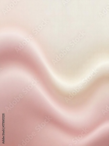 smooth abstract waves in soft beige and pink tones with gentle lighting