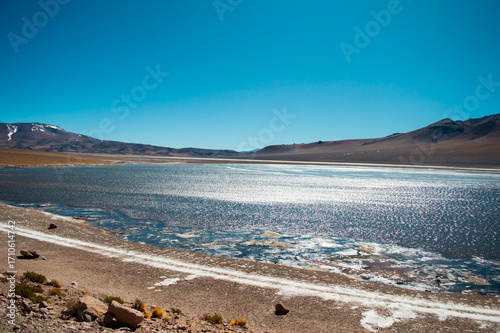 Laguna Negra in the Atacama Desert, Chile